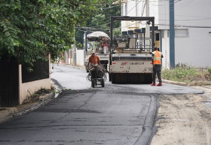 Foto asfaltado de calles LMD