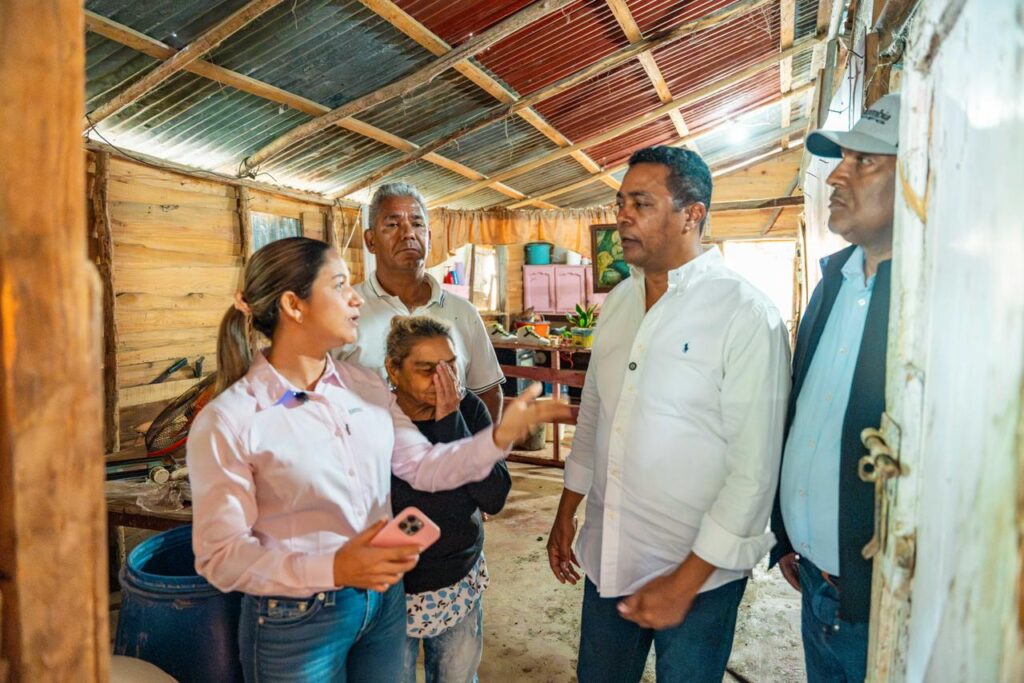 Visita a uno de los moradores de la provincia Valverde